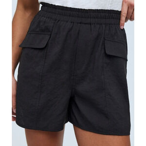 Madewell Pull On Cargo Softdrape Lightweight High Rise Shorts US Women's M New